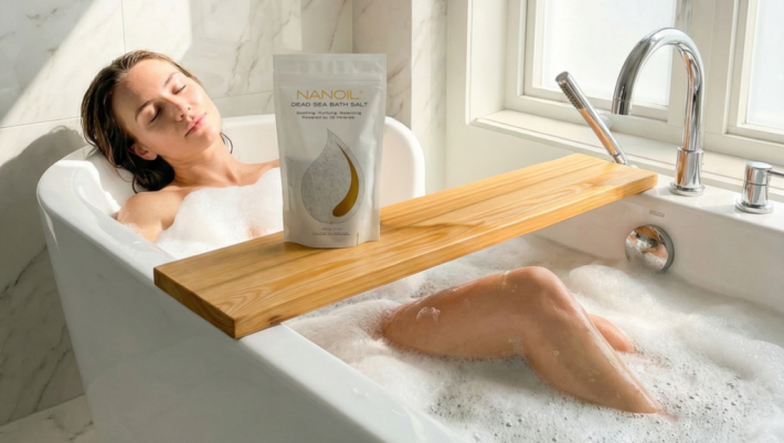 nanoil drogue sel de bain